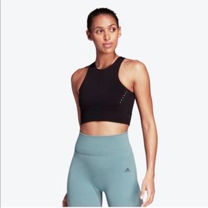 Adidas Knit Black Crop Top